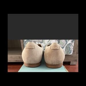 Toms Desert Taupe Suede Julie Flats